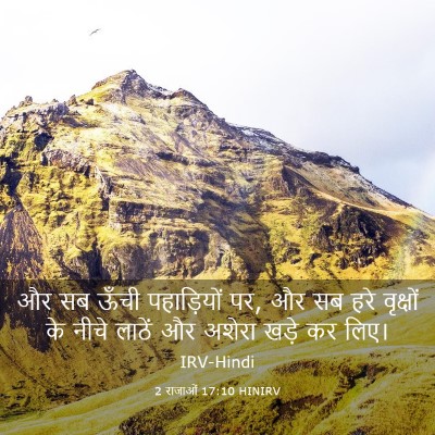 Picture 03 - 2 राजाओं 17:10 HINIRV - और सब ऊँची - Bible Verse Picture