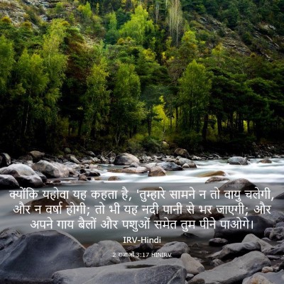 Picture 03 - 2 राजाओं 3:17 HINIRV - क्योंकि यहोवा यह - Bible Verse Picture
