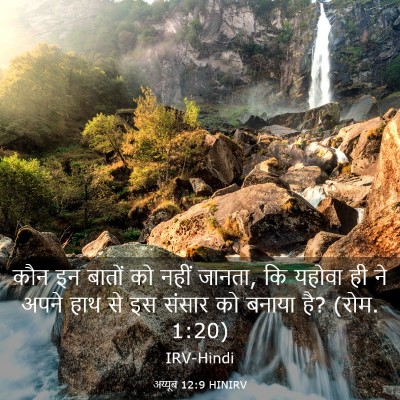 Picture 03 - अय्यूब 12:9 HINIRV - कौन इन बातों को - Bible Verse Picture