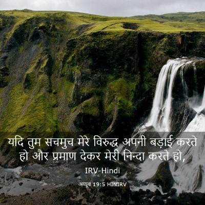 Picture 03 - अय्यूब 19:5 HINIRV - यदि तुम सचमुच मेरे - Bible Verse Picture