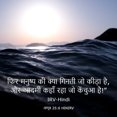 Picture 03 - अय्यूब 25:6 HINIRV - फिर मनुष्य की क्या - Bible Verse Picture