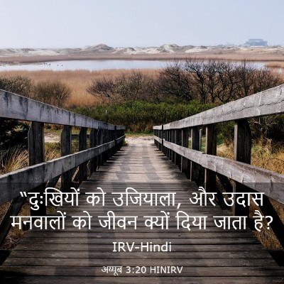 Picture 03 - अय्यूब 3:20 HINIRV - “दुःखियों को - Bible Verse Picture
