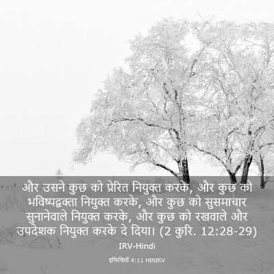 Picture 03 - इफिसियों 4:11 HINIRV - और उसने कुछ को - Bible Verse Picture