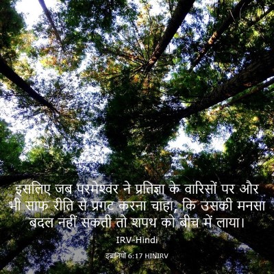 Picture 03 - इब्रानियों 6:17 HINIRV - इसलिए जब - Bible Verse Picture