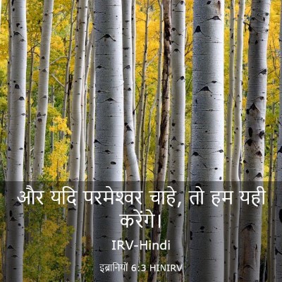 Picture 03 - इब्रानियों 6:3 HINIRV - और यदि परमेश्‍वर - Bible Verse Picture