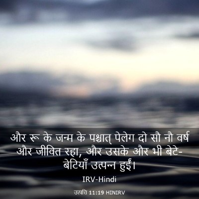Picture 03 - उत्पत्ति 11:19 HINIRV - और रू के जन्म के - Bible Verse Picture