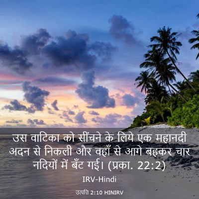Picture 03 - उत्पत्ति 2:10 HINIRV - उस वाटिका को - Bible Verse Picture