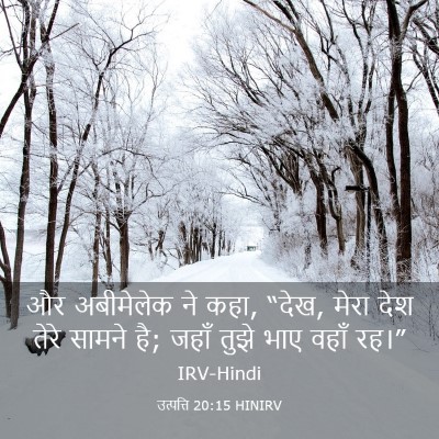 Picture 03 - उत्पत्ति 20:15 HINIRV - और अबीमेलेक ने कहा, - Bible Verse Picture