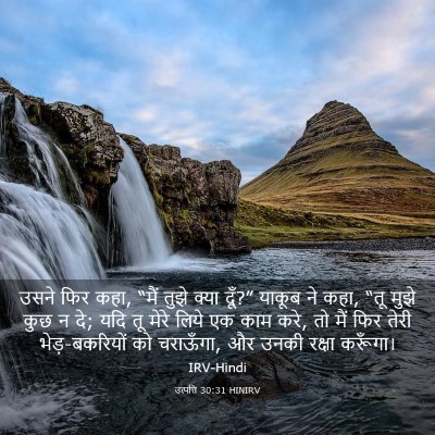 Picture 03 - उत्पत्ति 30:31 HINIRV - उसने फिर कहा, “मैं - Bible Verse Picture