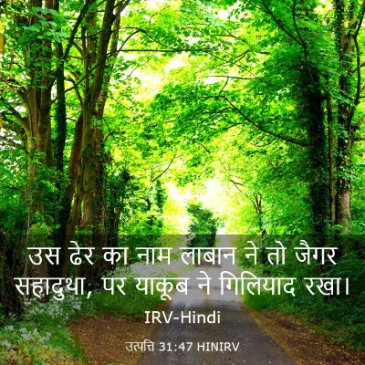 Picture 03 - उत्पत्ति 31:47 HINIRV - उस ढेर का नाम लाबान - Bible Verse Picture