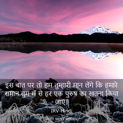 Picture 03 - उत्पत्ति 34:15 HINIRV - इस बात पर तो हम - Bible Verse Picture