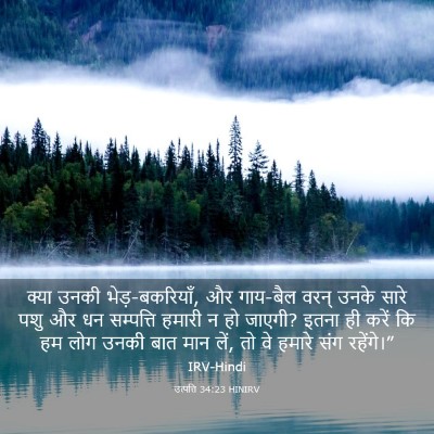 Picture 03 - उत्पत्ति 34:23 HINIRV - क्या उनकी - Bible Verse Picture