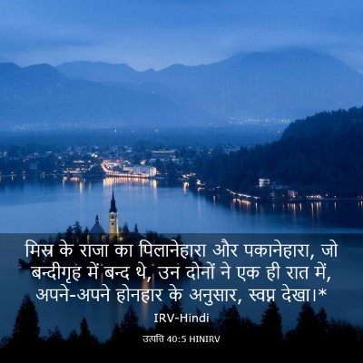 Picture 03 - उत्पत्ति 40:5 HINIRV - मिस्र के राजा का - Bible Verse Picture