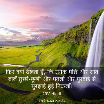 Picture 03 - उत्पत्ति 41:23 HINIRV - फिर क्या देखता हूँ, - Bible Verse Picture