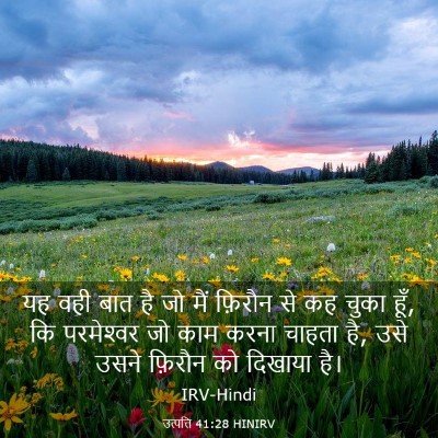 Picture 03 - उत्पत्ति 41:28 HINIRV - यह वही बात है जो - Bible Verse Picture