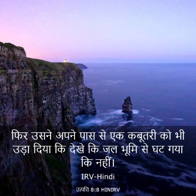 Picture 03 - उत्पत्ति 8:8 HINIRV - फिर उसने अपने पास - Bible Verse Picture