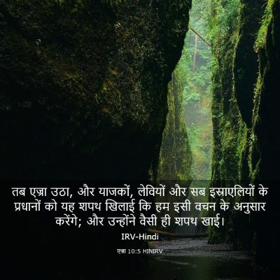 Picture 03 - एज्रा 10:5 HINIRV - तब एज्रा उठा, और - Bible Verse Picture