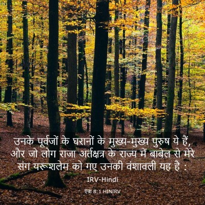 Picture 03 - एज्रा 8:1 HINIRV - उनके पूर्वजों के - Bible Verse Picture