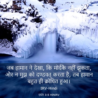 Picture 03 - एस्तेर 3:5 HINIRV - जब हामान ने देखा, - Bible Verse Picture