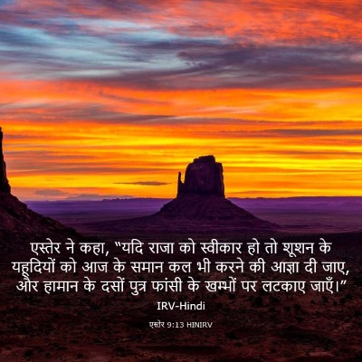 Picture 03 - एस्तेर 9:13 HINIRV - एस्तेर ने कहा, “यदि - Bible Verse Picture