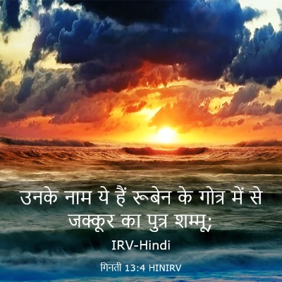 Picture 03 - गिनती 13:4 HINIRV - उनके नाम ये हैं - Bible Verse Picture