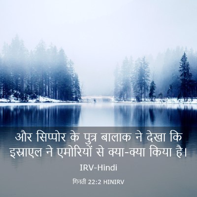 Picture 03 - गिनती 22:2 HINIRV - और सिप्पोर के - Bible Verse Picture