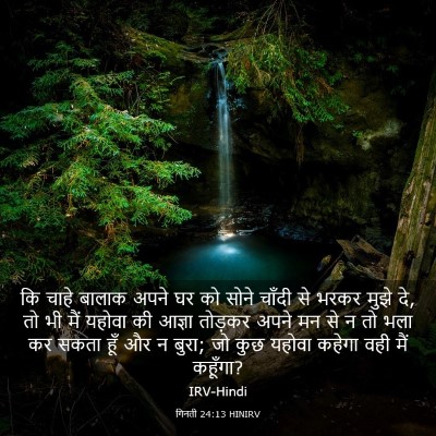 Picture 03 - गिनती 24:13 HINIRV - कि चाहे बालाक अपने - Bible Verse Picture