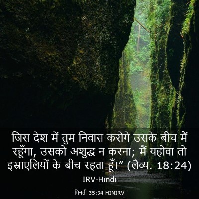 Picture 03 - गिनती 35:34 HINIRV - जिस देश में तुम - Bible Verse Picture