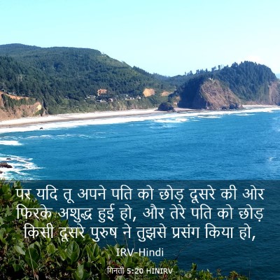 Picture 03 - गिनती 5:20 HINIRV - पर यदि तू अपने पति - Bible Verse Picture