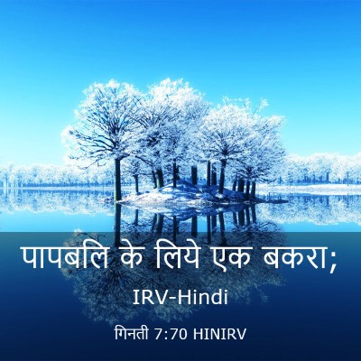 Picture 03 - गिनती 7:70 HINIRV - पापबलि के लिये एक - Bible Verse Picture