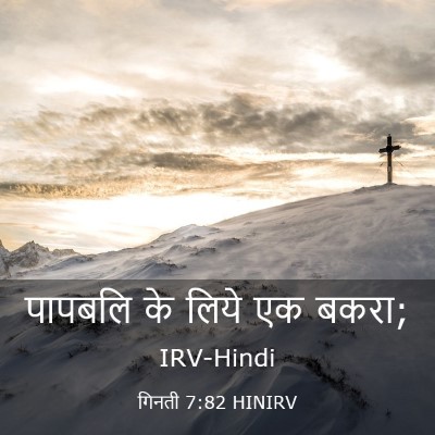 Picture 03 - गिनती 7:82 HINIRV - पापबलि के लिये एक - Bible Verse Picture