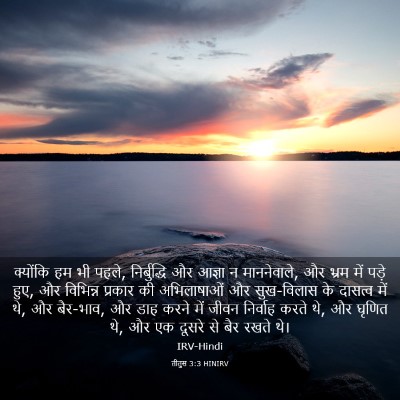 Picture 03 - तीतुस 3:3 HINIRV - क्योंकि हम भी पहले, - Bible Verse Picture