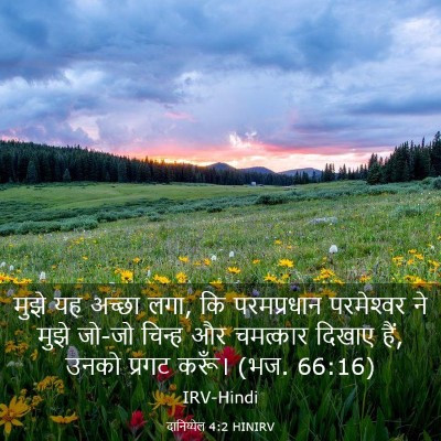 Picture 03 - दानिय्येल 4:2 HINIRV - मुझे यह अच्छा लगा, - Bible Verse Picture
