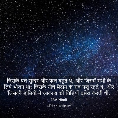 Picture 03 - दानिय्येल 4:21 HINIRV - जिसके पत्ते - Bible Verse Picture