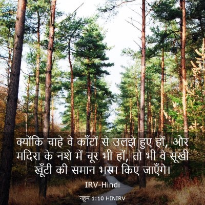 Picture 03 - नहूम 1:10 HINIRV - क्योंकि चाहे वे - Bible Verse Picture