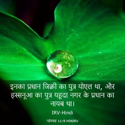 Picture 03 - नहेम्याह 11:9 HINIRV - इनका प्रधान - Bible Verse Picture
