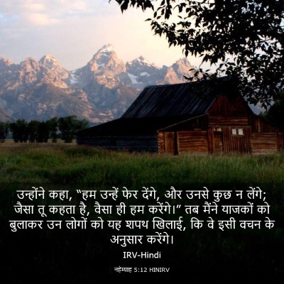 Picture 03 - नहेम्याह 5:12 HINIRV - उन्होंने कहा, “हम - Bible Verse Picture