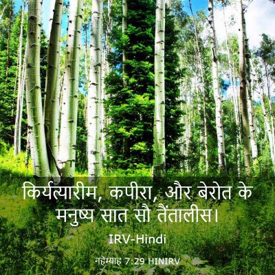 Picture 03 - नहेम्याह 7:29 HINIRV - किर्यत्यारीम, - Bible Verse Picture