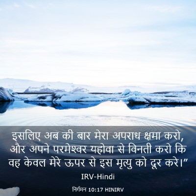Picture 03 - निर्गमन 10:17 HINIRV - इसलिए अब की बार - Bible Verse Picture
