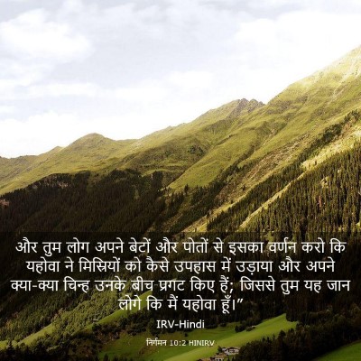 Picture 03 - निर्गमन 10:2 HINIRV - और तुम लोग अपने - Bible Verse Picture