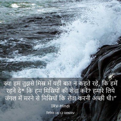 Picture 03 - निर्गमन 14:12 HINIRV - क्या हम तुझसे - Bible Verse Picture