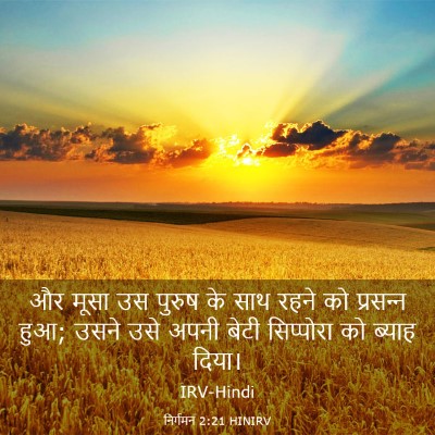 Picture 03 - निर्गमन 2:21 HINIRV - और मूसा उस पुरुष के - Bible Verse Picture