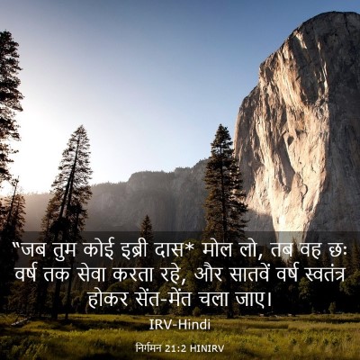 Picture 03 - निर्गमन 21:2 HINIRV - “जब तुम कोई इब्री - Bible Verse Picture