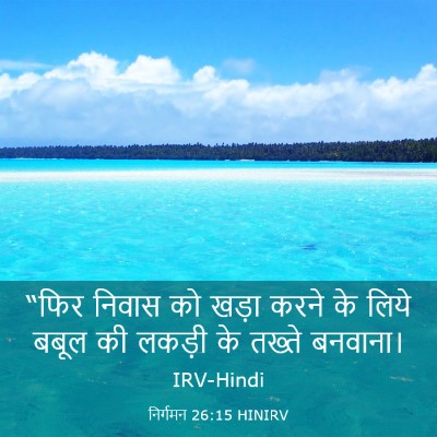 Picture 03 - निर्गमन 26:15 HINIRV - “फिर निवास को खड़ा - Bible Verse Picture