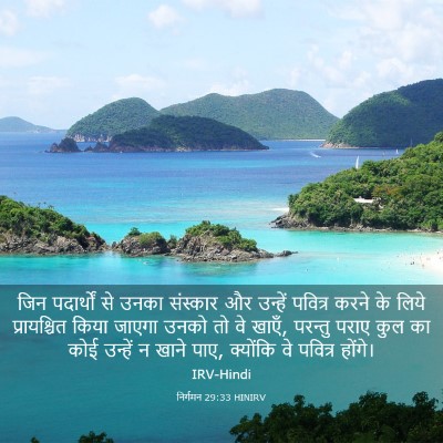 Picture 03 - निर्गमन 29:33 HINIRV - जिन पदार्थों से - Bible Verse Picture
