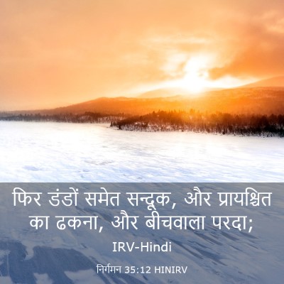 Picture 03 - निर्गमन 35:12 HINIRV - फिर डंडों समेत - Bible Verse Picture