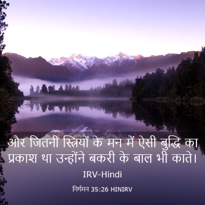 Picture 03 - निर्गमन 35:26 HINIRV - और जितनी - Bible Verse Picture