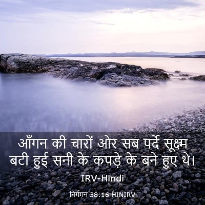 Picture 03 - निर्गमन 38:16 HINIRV - आँगन की चारों ओर सब - Bible Verse Picture