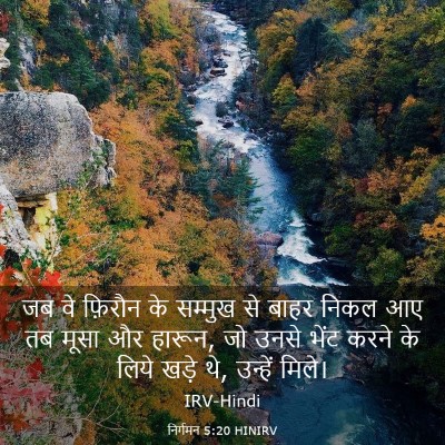 Picture 03 - निर्गमन 5:20 HINIRV - जब वे फ़िरौन के - Bible Verse Picture