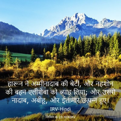 Picture 03 - निर्गमन 6:23 HINIRV - हारून ने - Bible Verse Picture